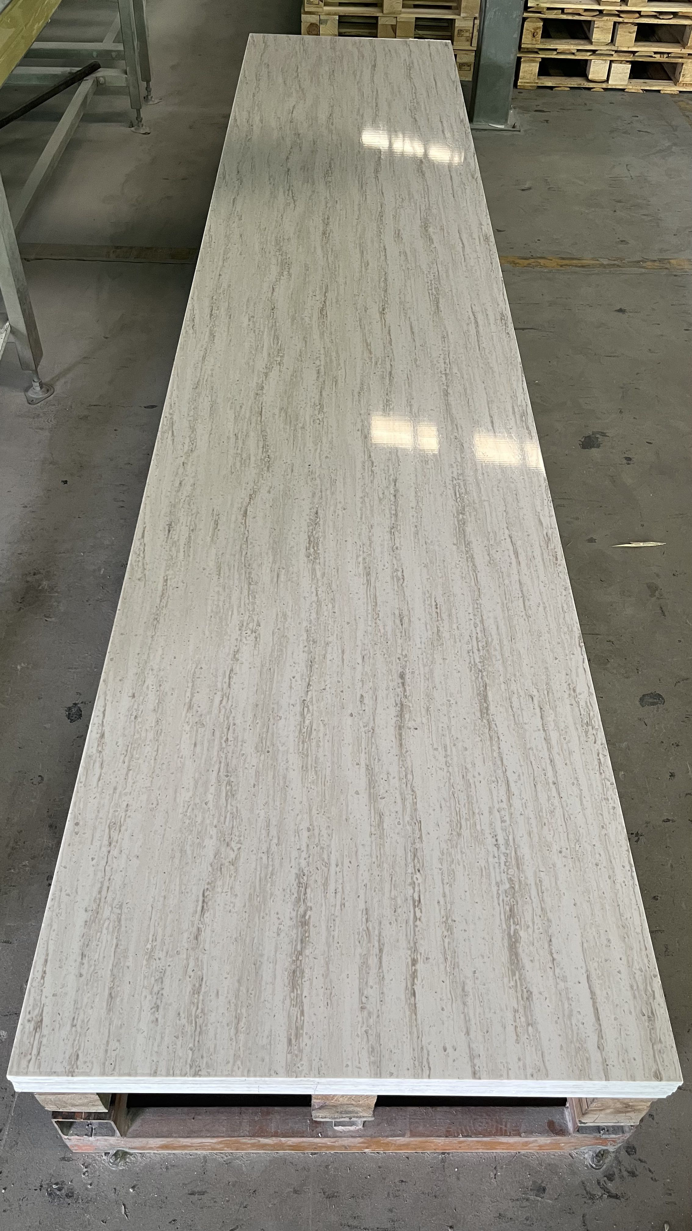 Acrylic Solid Surface Sheet artificial marble stone for receiption desk kitchen counter top 