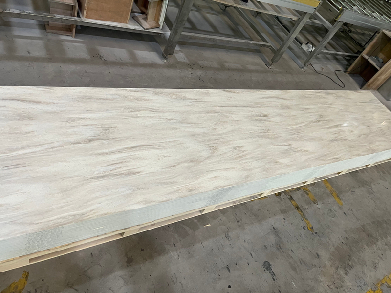 Building material Acrylic Solid Surface Sheet for receiption desk kitchen counter topTable Top