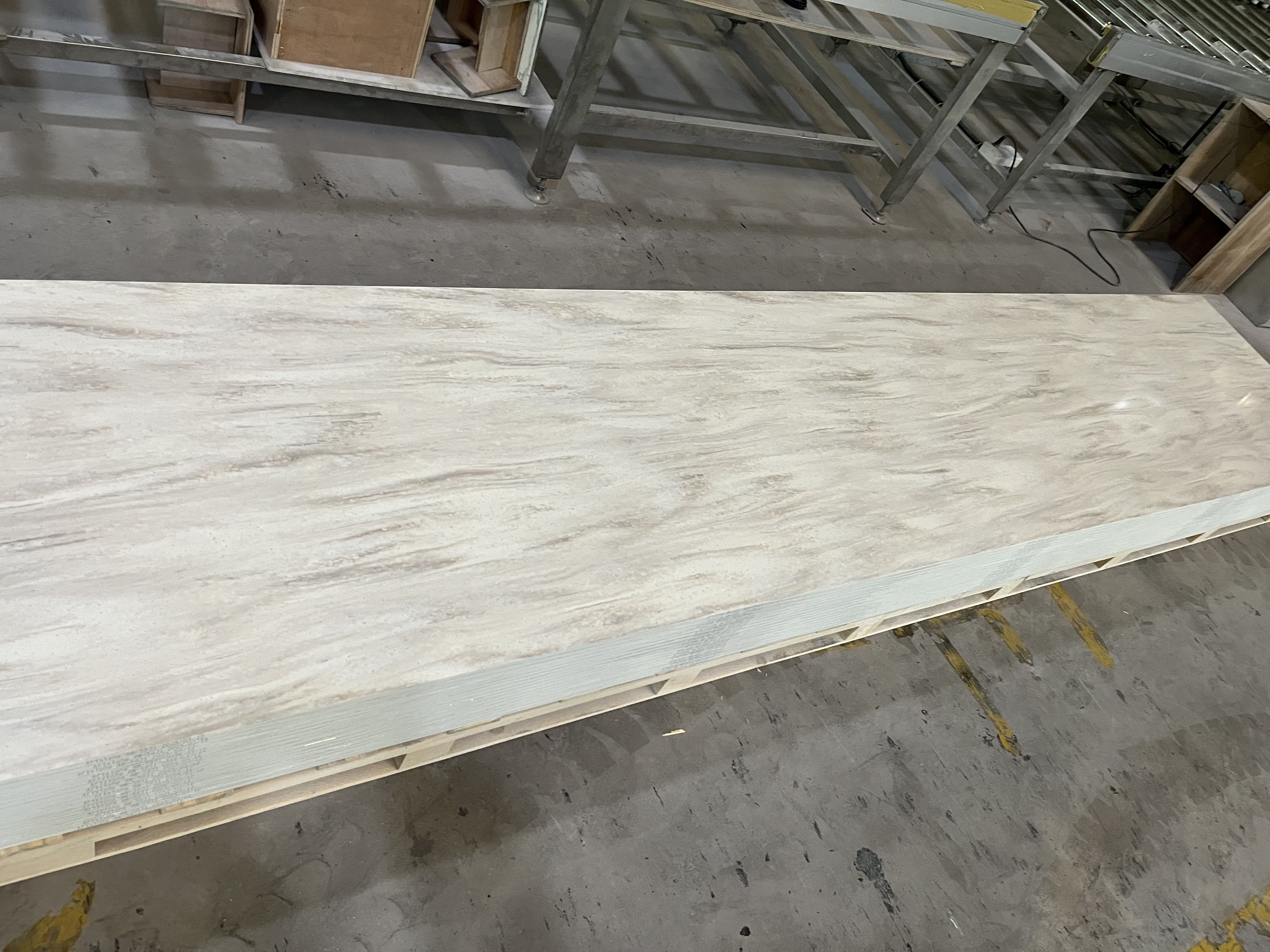 Building material Acrylic Solid Surface Sheet for receiption desk kitchen counter topTable Top