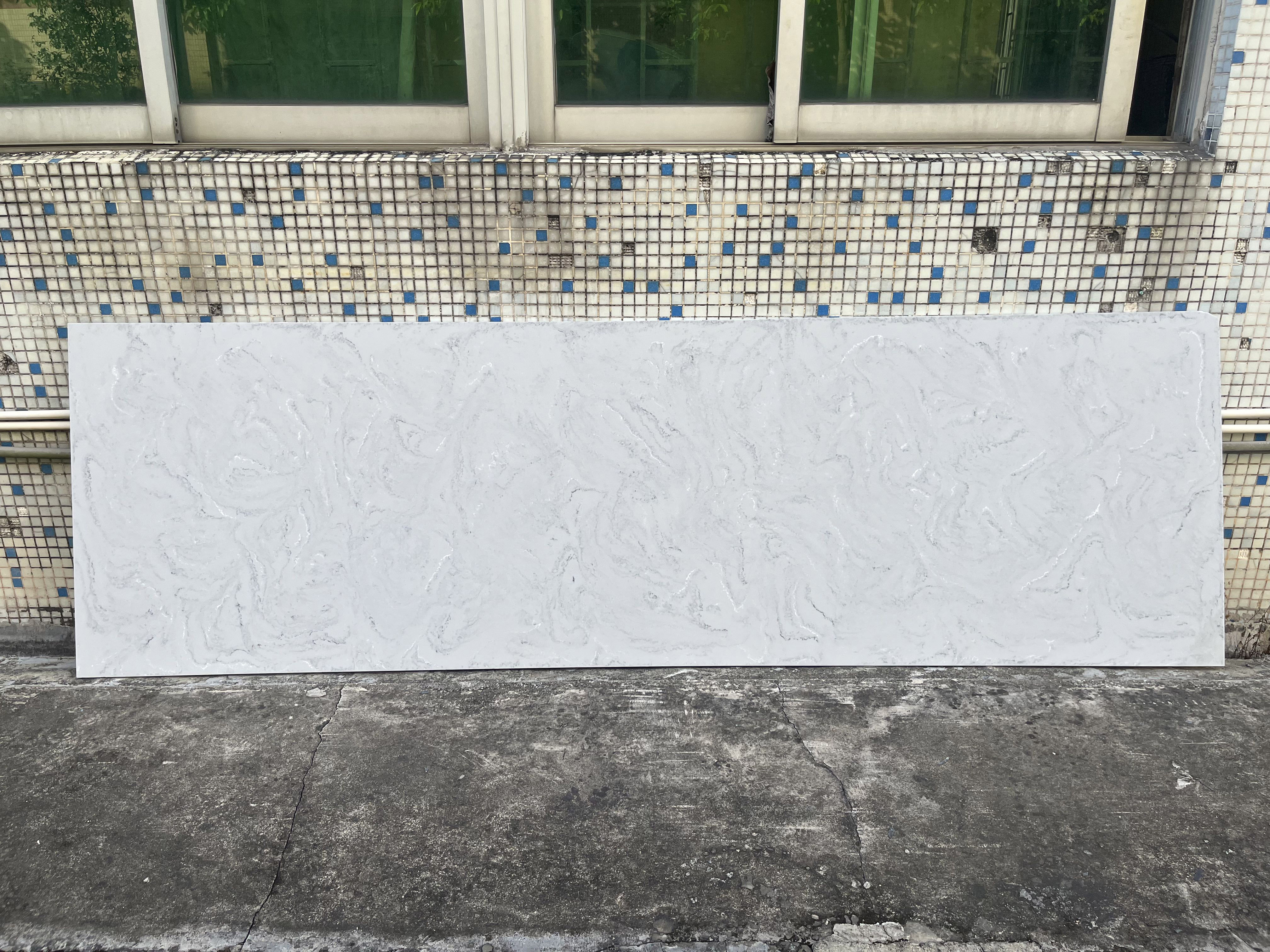 Vanity top Koris solid surface New color customized size artificial stone bathroom Koris Countertops material 