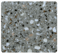 Grain color 3660*760*120mm Counter top Acrylic Solid Surface Sheet for counter top Vanity top Solid surface 