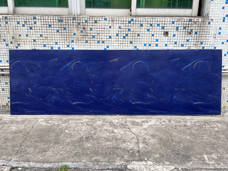 Koris New Develop Color Acrylic Solid Surface Sheets Artificial Stone Slabs 