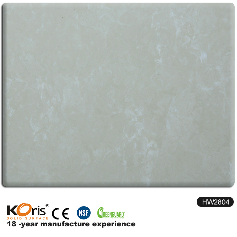 Good quality Easy Install Joint Seamless 6-30 mm Veined Acrylic Solid Surface Designs for Table Top