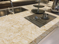 Recepition desk Koris solid surface Material Big Slab Acrylic bathroom Solid Surface Sheet kitchen table wall slaps