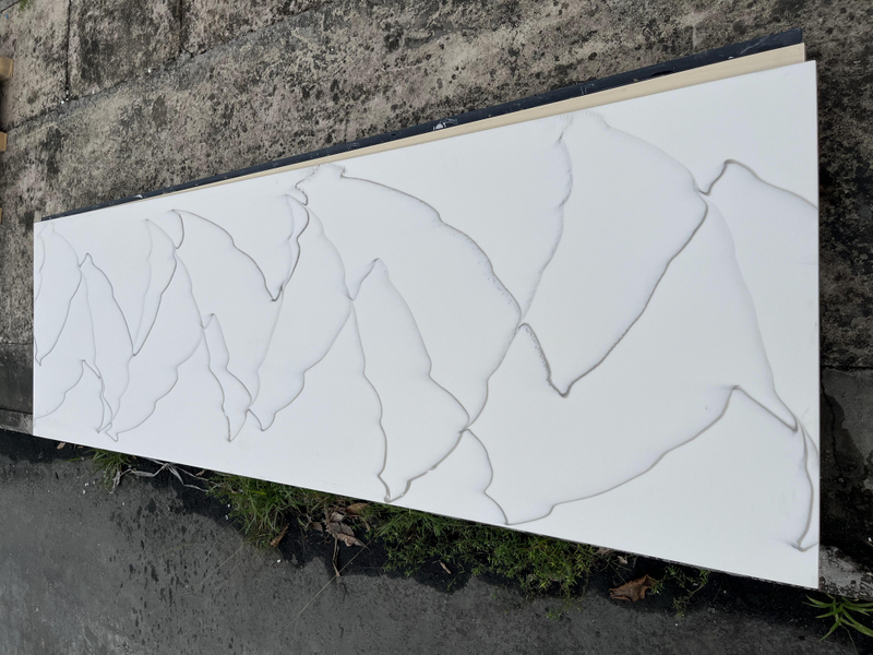 New color Acrylic Solid Surface Sheet for receiption desk kitchen counter top Artificial marble