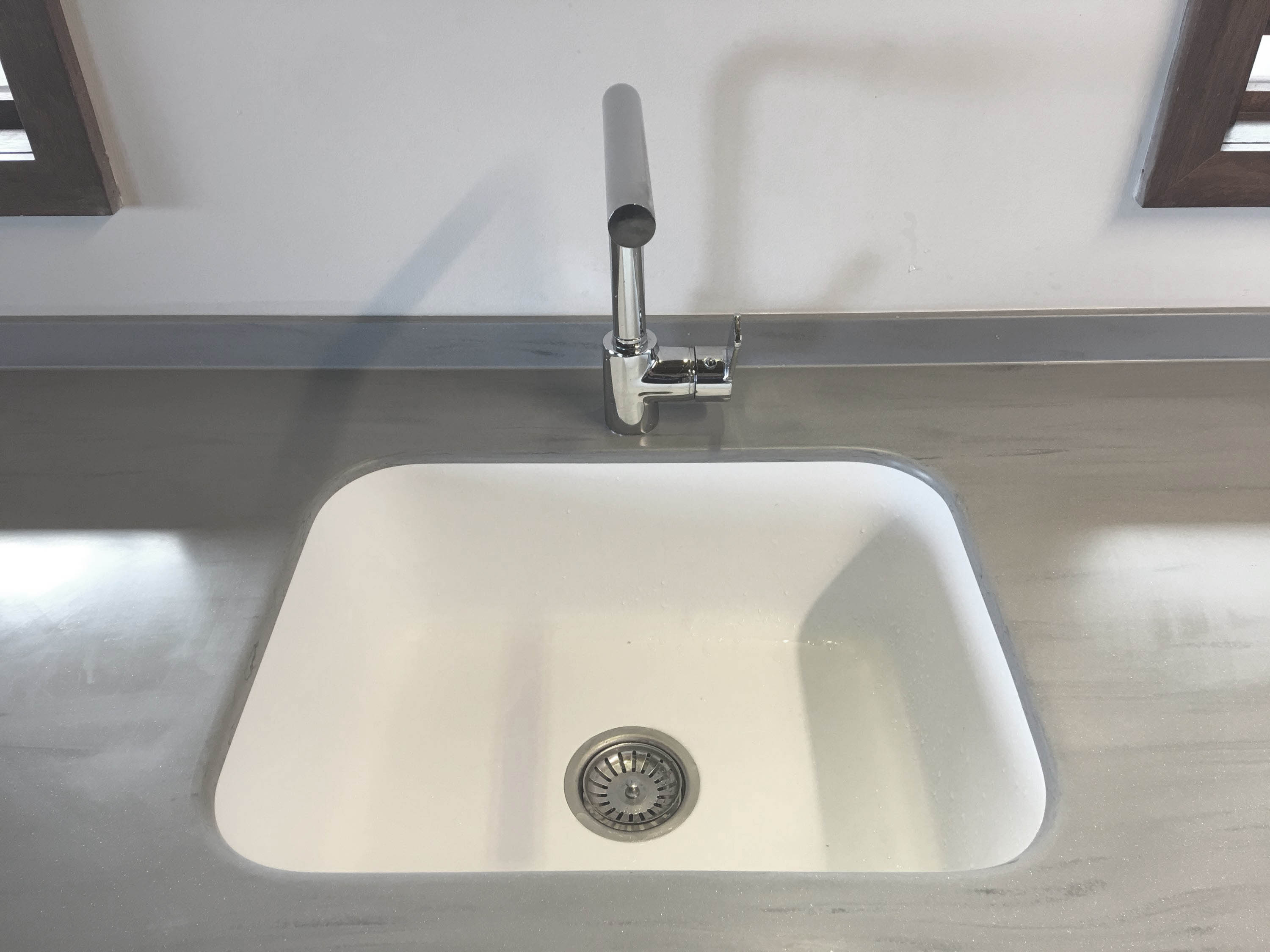 The Acrylic Artificial Stone Integrated Basin
