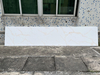 Gold Calacatta Acrylic Solid Surface Sheet for receiption desk kitchen counter top Artificial marble