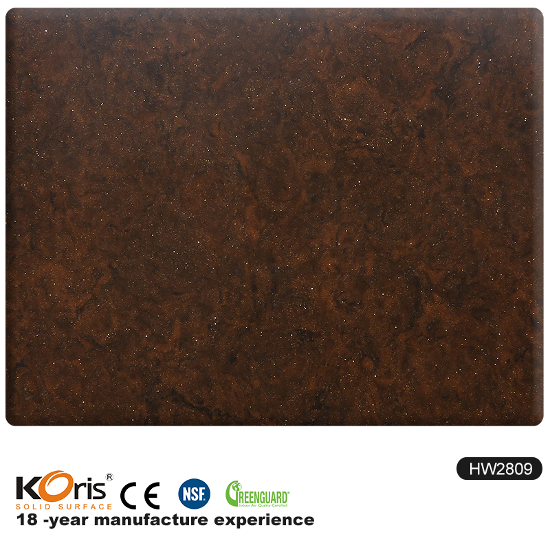 Good quality Easy Install Joint Seamless 6-30 mm Veined Acrylic Solid Surface Designs for Table Top