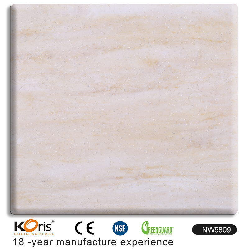 Wholesale price customized thickness 6-30 mm Veined Acrylic Solid Surface counter top