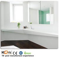 100% Acrylic Solid Surfaces Translucent Marble Stone Kitchen Wall Panels Artificial Stone Slab/ Solid Surface Counter Top