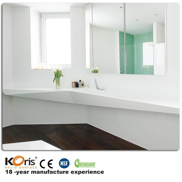 100% Acrylic Solid Surfaces Translucent Marble Stone Kitchen Wall Panels Artificial Stone Slab/ Solid Surface Counter Top