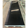 Plain black Acrylic Solid Surface Sheet for receiption desk kitchen counter top