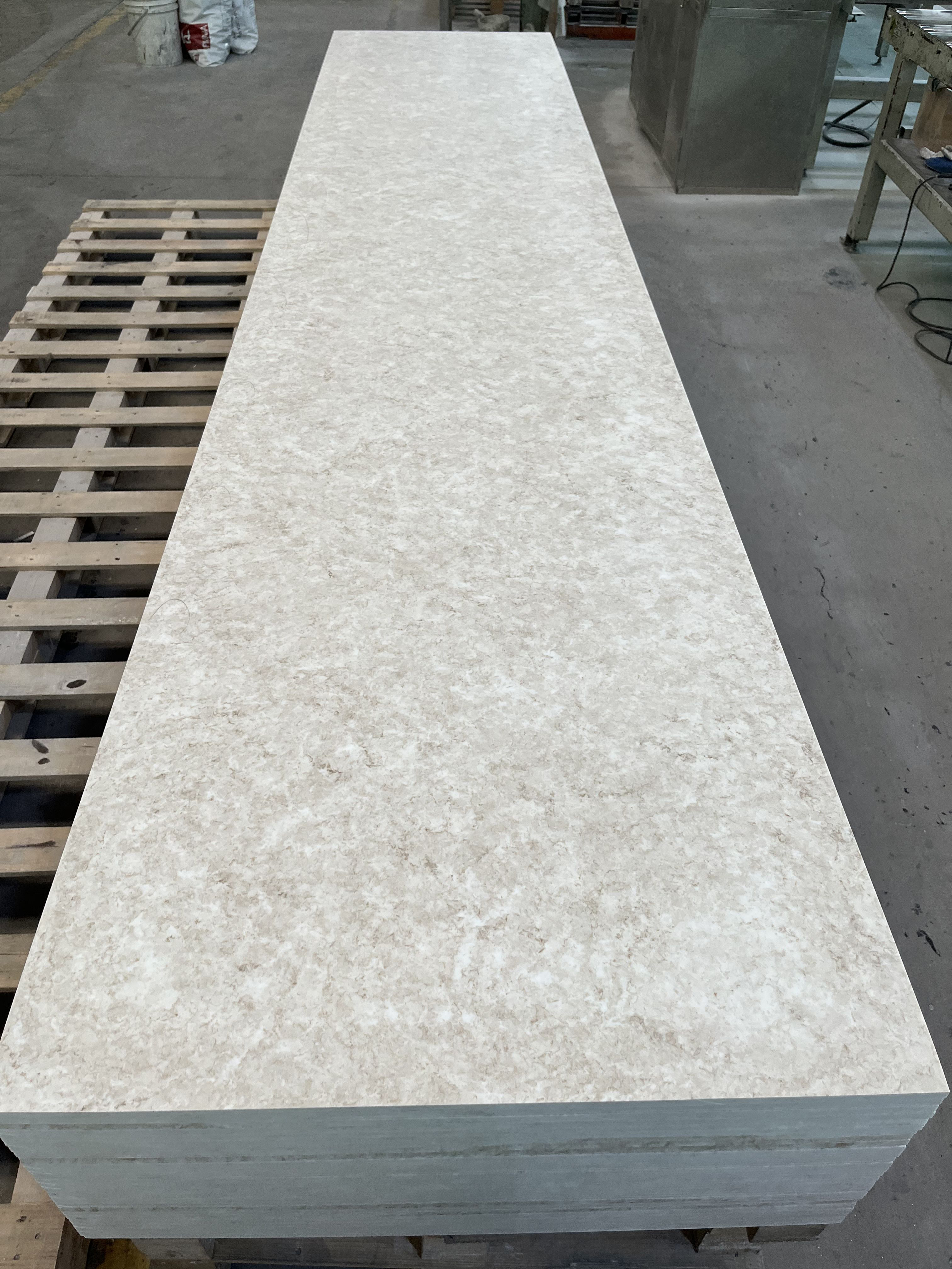 Koris Factory Big Slab Acrylic Solid Surface Sheet for receiption desk kitchen counter top 